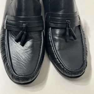 Cranston | Shoes | Cranston Black Leather Loafer Mens Size  display picture 1